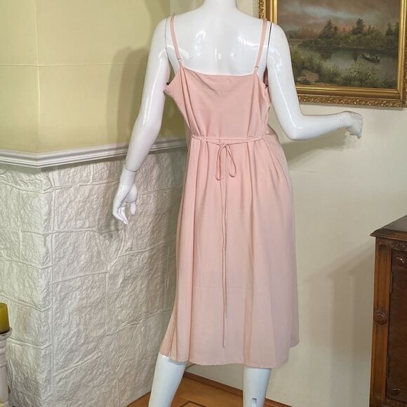 NWT Forever 21 Pink Satin Slip Dress size 2X - Picture 5 of 11